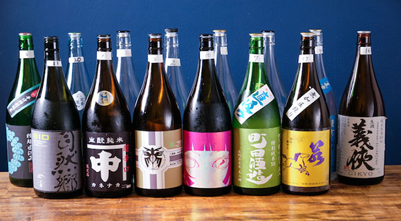 日本酒好きな方必見のラインナップ。そのほかドリンクも充実